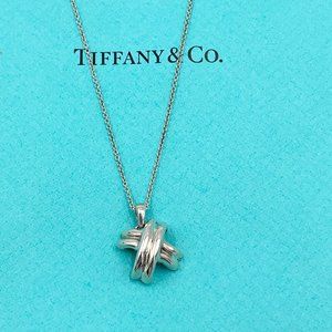 Authentic Tiffany & Co. Silver 925 Cross Necklace